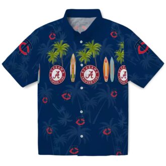 Minnesota Twins Beach Vibe Hawaiian Shirt - Surfboard Palm Print for Game Day & Travel