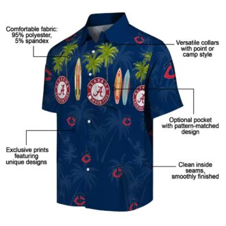 Minnesota Twins Beach Vibe Hawaiian Shirt - Surfboard Palm Print for Game Day & Travel
