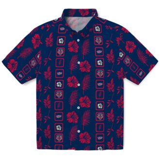 Minnesota Twins Framed Floral Navy Aloha Shirt - Best Tropical Shirt for Baseball Fans