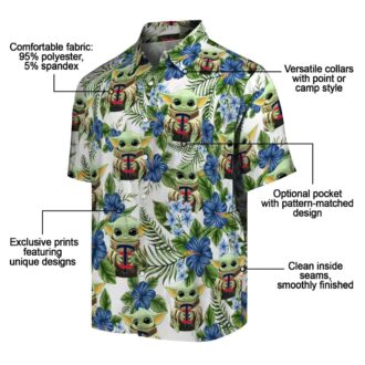 Minnesota Twins Tropical Yoda Green Hawaiian Shirt - Men's MLB Beach & Summer Apparel