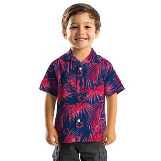MLB Minnesota Twins Leafy Palms Hawaiian Shirt - Summer Fan Apparel for Vacation & Game Day
