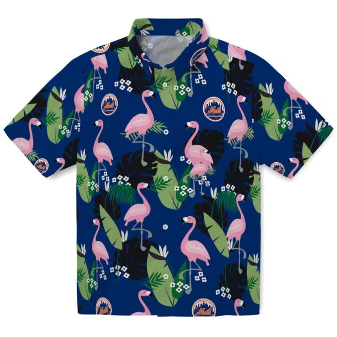 Buy New York Mets Flamingo Leaf Hawaiian Shirt - MLB Tropical Summer Shirt for Vacation & Beach