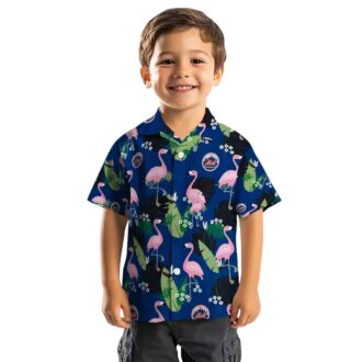 Buy New York Mets Flamingo Leaf Hawaiian Shirt - MLB Tropical Summer Shirt for Vacation & Beach