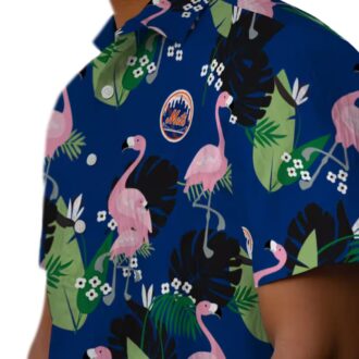 Buy New York Mets Flamingo Leaf Hawaiian Shirt - MLB Tropical Summer Shirt for Vacation & Beach