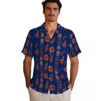 Exclusive New York Mets Floral Hawaiian Shirt - Blue MLB Shirt for Summer Vacation