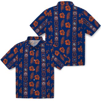 Exclusive New York Mets Floral Hawaiian Shirt - Blue MLB Shirt for Summer Vacation