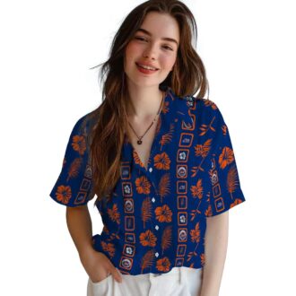 Exclusive New York Mets Floral Hawaiian Shirt - Blue MLB Shirt for Summer Vacation