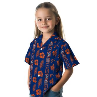 Exclusive New York Mets Floral Hawaiian Shirt - Blue MLB Shirt for Summer Vacation