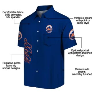New York Mets Stuart Minion Hawaiian Shirt - Tropical Blue MLB Fan Gear for Vacation