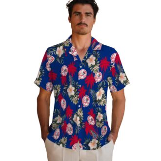 2025 Cool Yankees Hawaiian Shirt - Navy Palm Tree Button-Up for Game Day & Summer