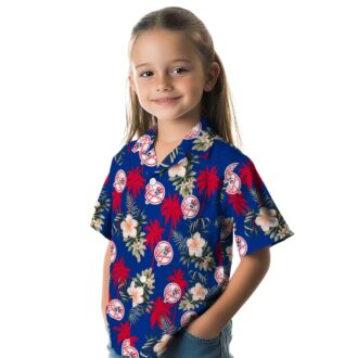 2025 Cool Yankees Hawaiian Shirt - Navy Palm Tree Button-Up for Game Day & Summer
