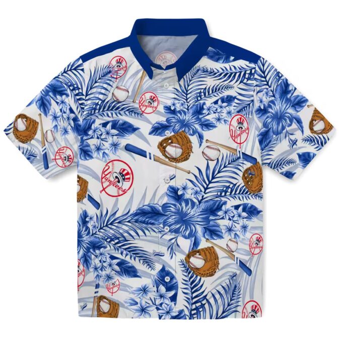 Custom Tropical New York Yankees Aloha Shirt - MLB Fan Gift for Summer, Beach & Tailgate