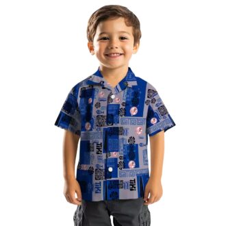 MLB New York Yankees Tribal Hawaiian Shirt - Tropical Navy Fan Apparel for Men