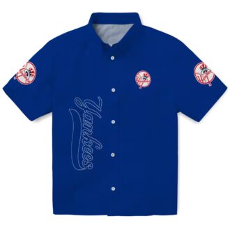 New York Yankees Minion Floral Hawaiian Shirt - Limited Edition Summer Fan Apparel
