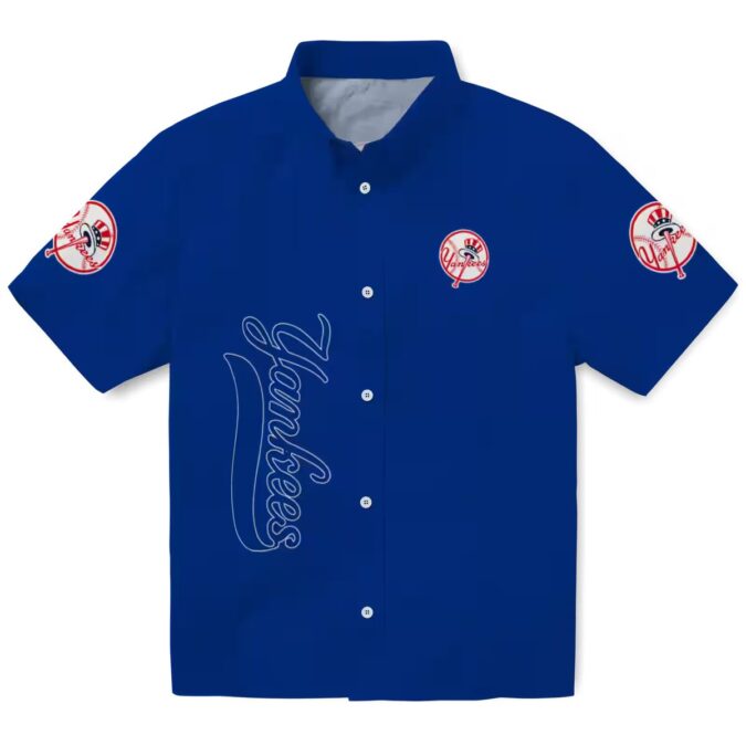 New York Yankees Minion Floral Hawaiian Shirt - Limited Edition Summer Fan Apparel