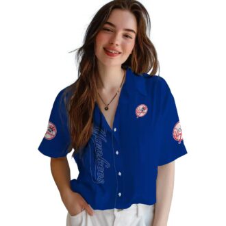 New York Yankees Minion Floral Hawaiian Shirt - Limited Edition Summer Fan Apparel