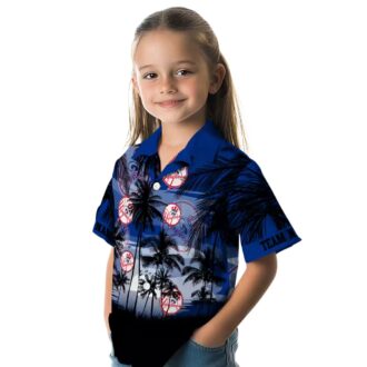 New York Yankees Tropical Shirt - Navy Hawaiian Fan Gift for Summer BBQ or Beach Day