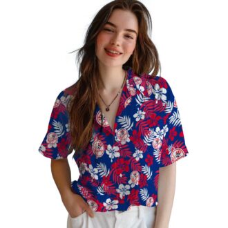 Official Yankees Tropical Floral Aloha Shirt - MLB Hawaiian Fan Apparel for Beach & Game Day