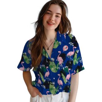 Shop Yankees MLB Summer Shirt - Flamingo Leaf Button-Up for Beach & Game Day