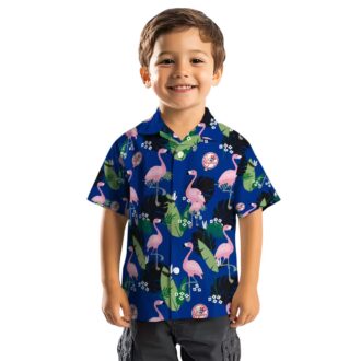 Shop Yankees MLB Summer Shirt - Flamingo Leaf Button-Up for Beach & Game Day