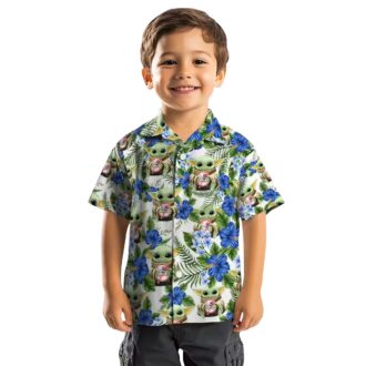 Star Wars Yoda x Yankees Aloha Shirt - Unique MLB Tropical Summer Apparel
