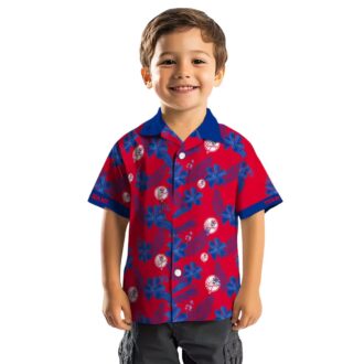 Trendy New York Yankees Button Up Hawaiian Shirt - Gray Botanical Print for Baseball Fans
