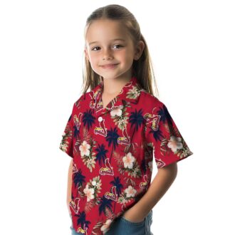 Best St. Louis Cardinals Tropical Hawaiian Shirt - Red Palm Tree & Floral Aloha Shirt for Summer BBQ