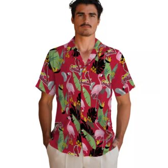 MLB St. Louis Cardinals Hawaiian Shirt - Tropical Red Flamingo Leaves Design for Fans