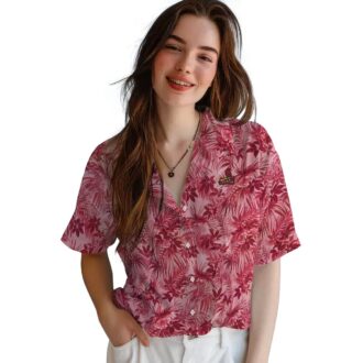 Red St. Louis Cardinals Hawaiian Shirt - MLB Aloha Shirt with Tropical Leaves for Summer & Beach