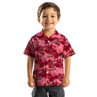 St. Louis Cardinals Coastal Palms Hawaiian Shirt - MLB Aloha Shirt for Summer Beach & Game Day