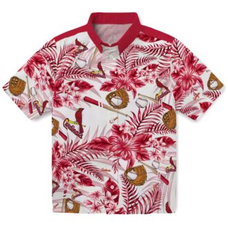 St. Louis Cardinals Floral Aloha Hawaiian Shirt - Summer Baseball Vacation Shirt for MLB Fans