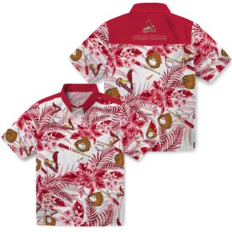 St. Louis Cardinals Floral Aloha Hawaiian Shirt - Summer Baseball Vacation Shirt for MLB Fans