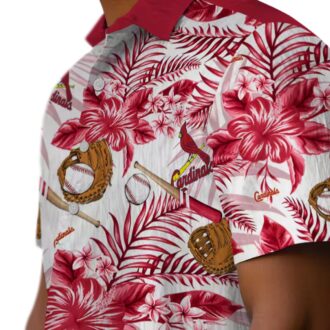 St. Louis Cardinals Floral Aloha Hawaiian Shirt - Summer Baseball Vacation Shirt for MLB Fans