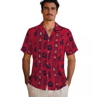St. Louis Cardinals Floral Aloha Shirt - MLB Team Tropical Shirt for Game Day & Summer BBQ