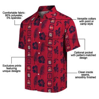 St. Louis Cardinals Floral Aloha Shirt - MLB Team Tropical Shirt for Game Day & Summer BBQ