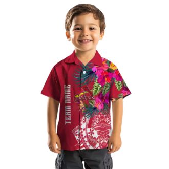 St. Louis Cardinals MLB Red Hawaiian Shirt - Floral Polynesian Shirt for Vacation & Tailgate