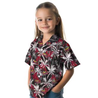 St. Louis Cardinals Red Black Hawaiian Shirt - MLB Palm Pattern Shirt for Fans & Summer Events