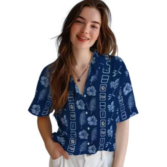 Official Tampa Bay Rays Aloha Button Up Shirt - Framed Floral Print for Beach & Baseball Fans