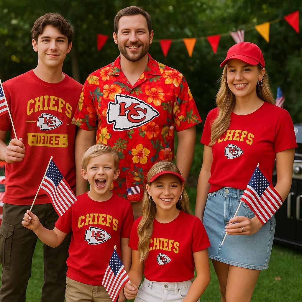 Cute 4th of July Red and White Shirts - Fourth of July Outfit for Teen and Family