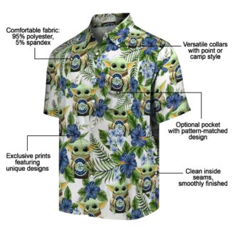 Seattle Mariners Tropical Yoda Green Hawaiian Shirt - MLB Fan Apparel for Summer