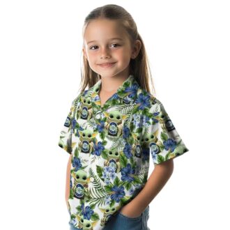 Seattle Mariners Tropical Yoda Green Hawaiian Shirt - MLB Fan Apparel for Summer