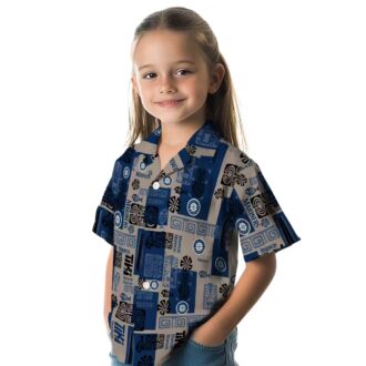 Tribal Symbols Seattle Mariners Hawaiian Shirt - Navy Blue MLB Shirt for Fans