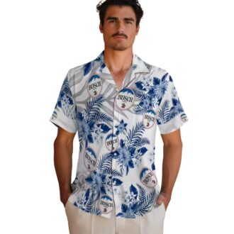 Hibiscus Palm Leaves Texas Rangers Hawaiian Shirt - Summer MLB Fan Apparel for Men