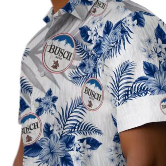 Hibiscus Palm Leaves Texas Rangers Hawaiian Shirt - Summer MLB Fan Apparel for Men