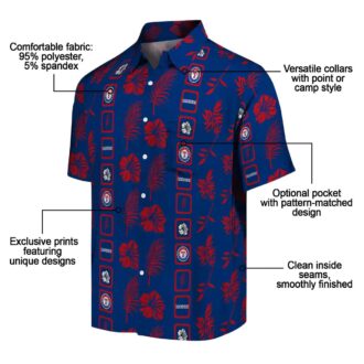 Limited Edition Texas Rangers Blue Floral Hawaiian Shirt - MLB Team Fan Apparel