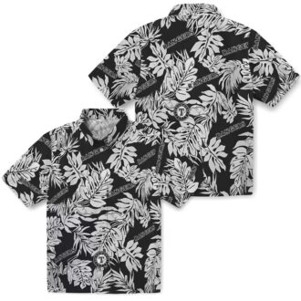 Texas Rangers Monstera Leaf Hawaiian Shirt - Tropical Baseball Shirt for Men, MLB Fan Apparel