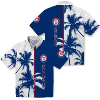 Texas Rangers Palm Trees Hawaiian Shirt - MLB Summer Beach Shirt for Fans