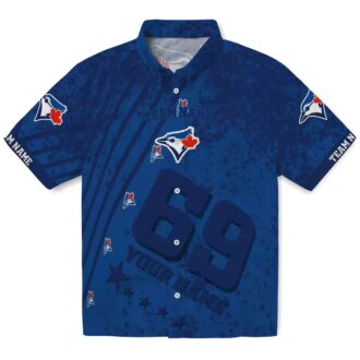 Custom Star Stripes Toronto Blue Jays Hawaiian Shirt - Unique MLB Summer Apparel