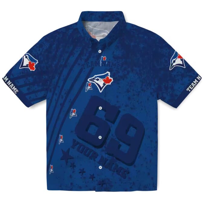 Custom Star Stripes Toronto Blue Jays Hawaiian Shirt - Unique MLB Summer Apparel