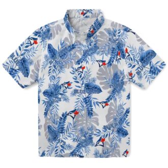 MLB Toronto Blue Jays Tropical Leaves Hawaiian Shirt - Perfect for Summer, Vacation, and Beach